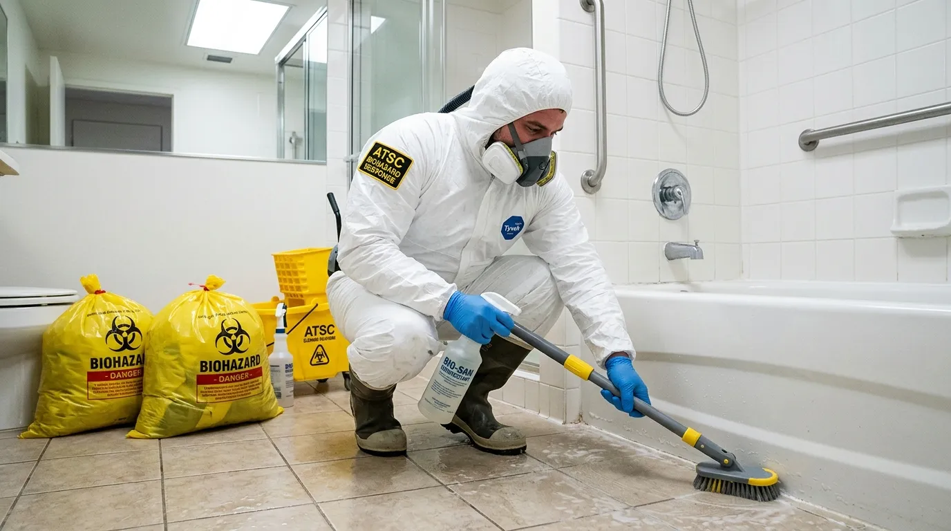 Decontamination equipment deployed for Blood Cleanup in Cloverleaf